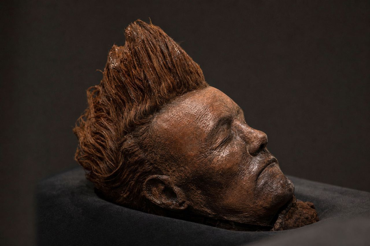 Clonycavan Man's styled hair — Iron Age hair gel