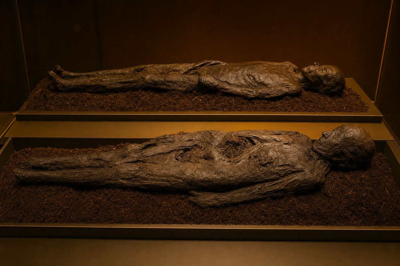The Weerdinge Men — two Iron Age figures found together