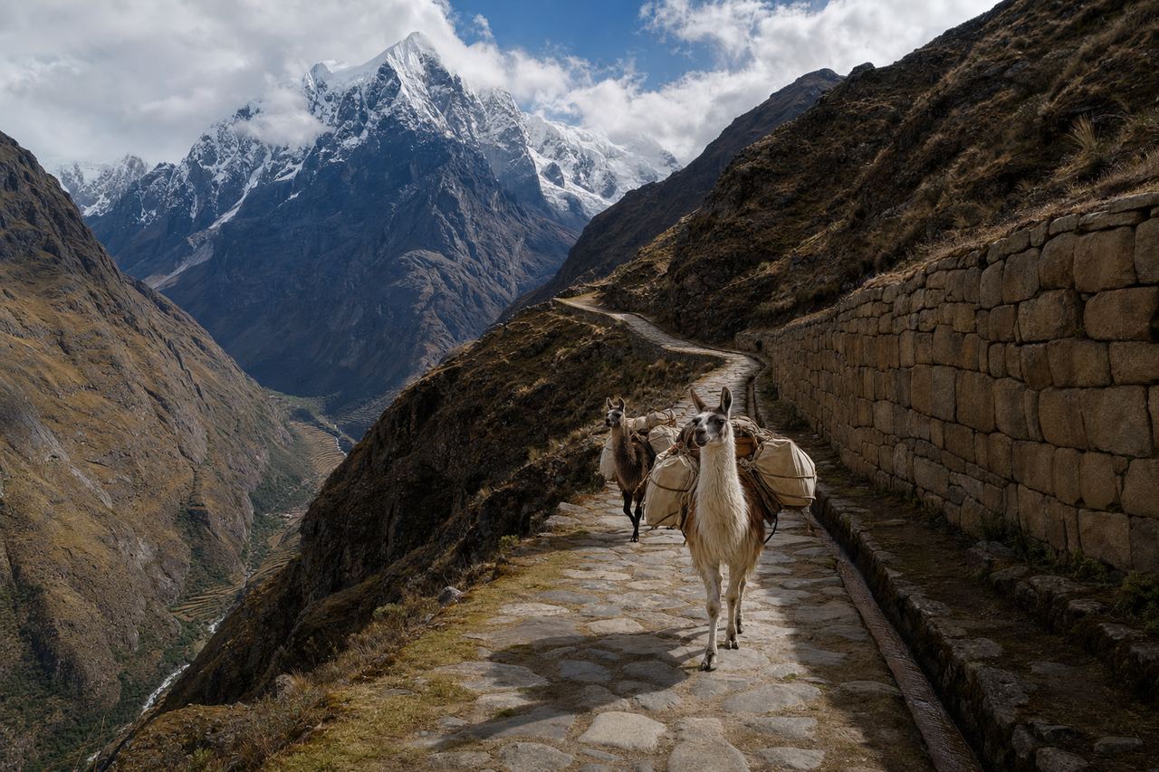 The Inca royal road (qhapaq nan) through the Andes