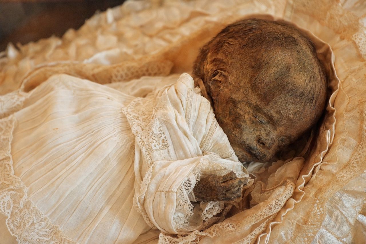 The smallest mummy in the world — a 19th-century infant
