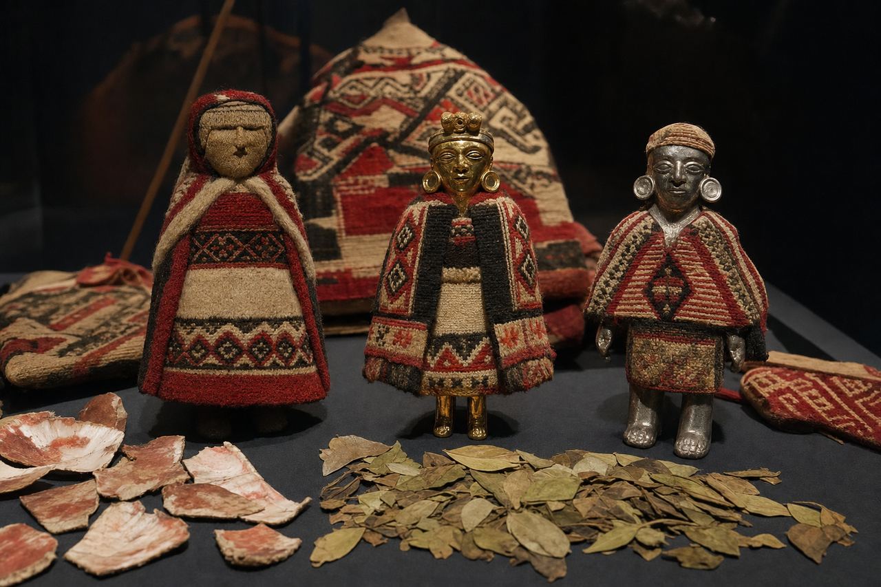 Miniature Inca offerings found with Juanita